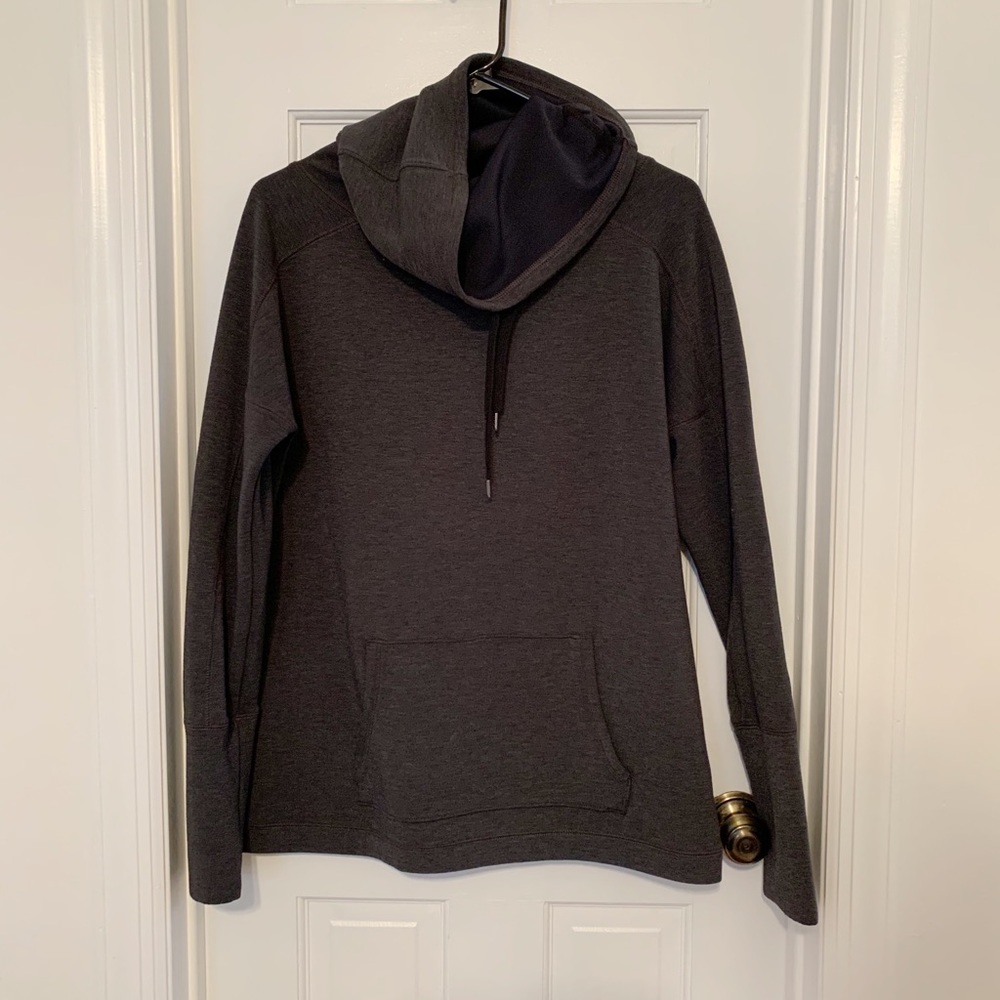 Cowl Neck Athletic Sweatshirt